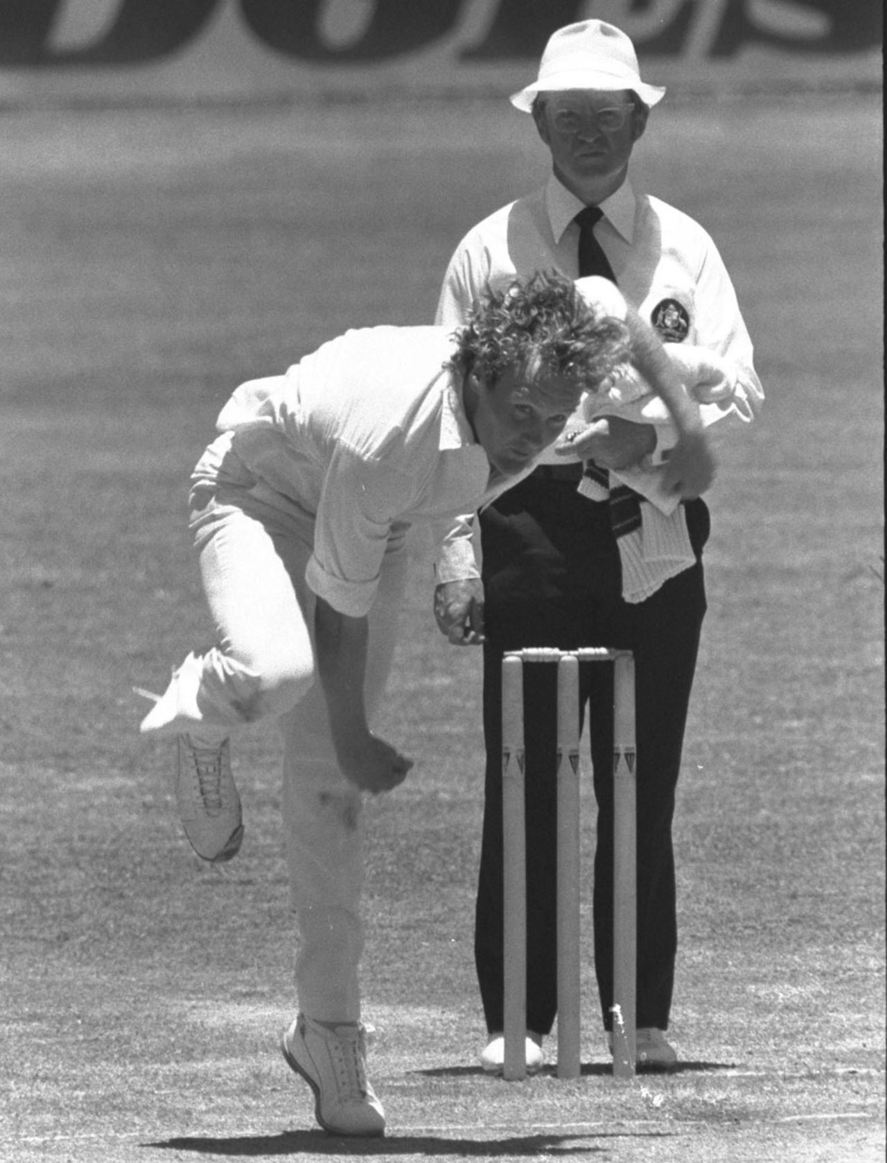 Rodney Hogg dismissed the England openers on his first day as a Test bowler, Australia v England, 1st Test, Brisbane, 1st day, December 1, 1978