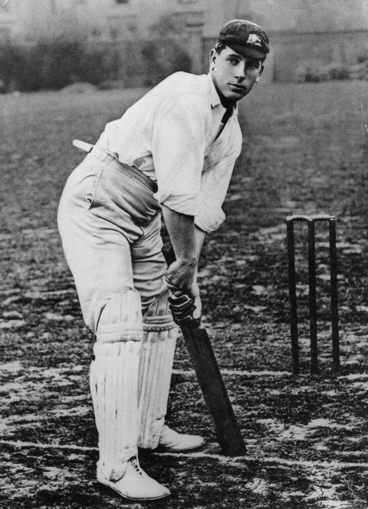 Clem Hill at the crease, 1902
