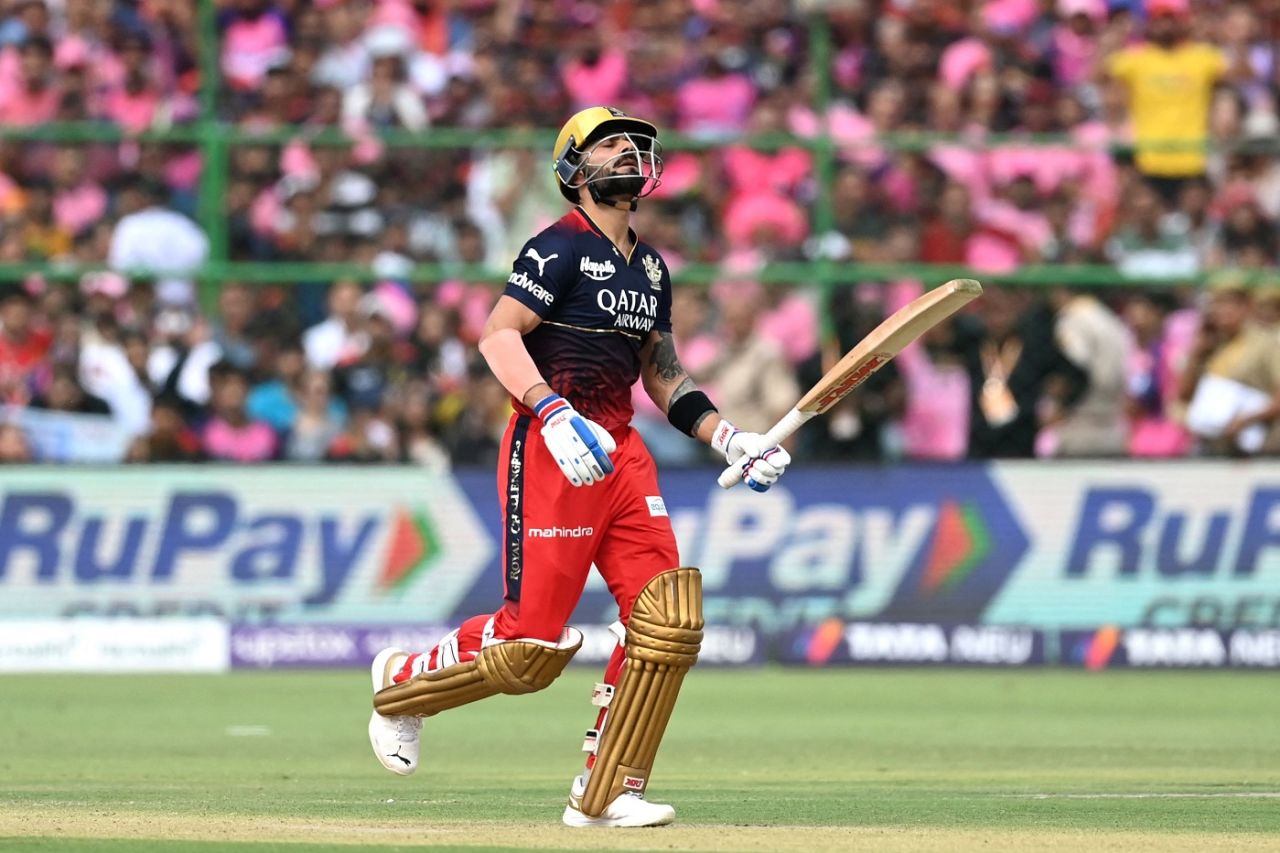 Virat Kohli fell for a 19-ball 18, Rajasthan Royals vs Royal Challengers Bangalore, IPL, Jaipur, May 14, 2023