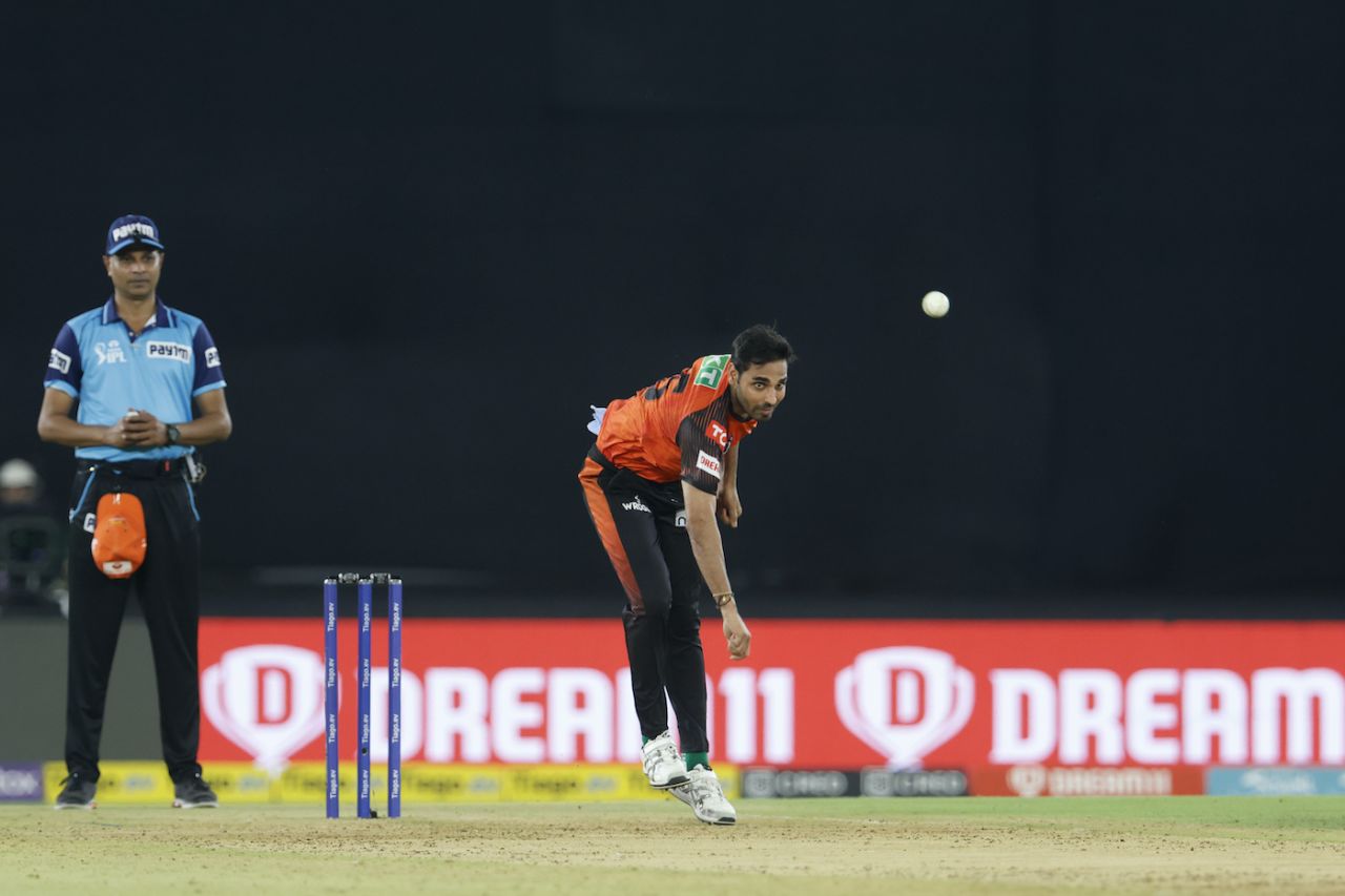 Bhuvneshwar Kumar took a five-for, Gujarat Titans vs Sunrisers Hyderabad, IPL 2023, Ahmedabad, May 15, 2023