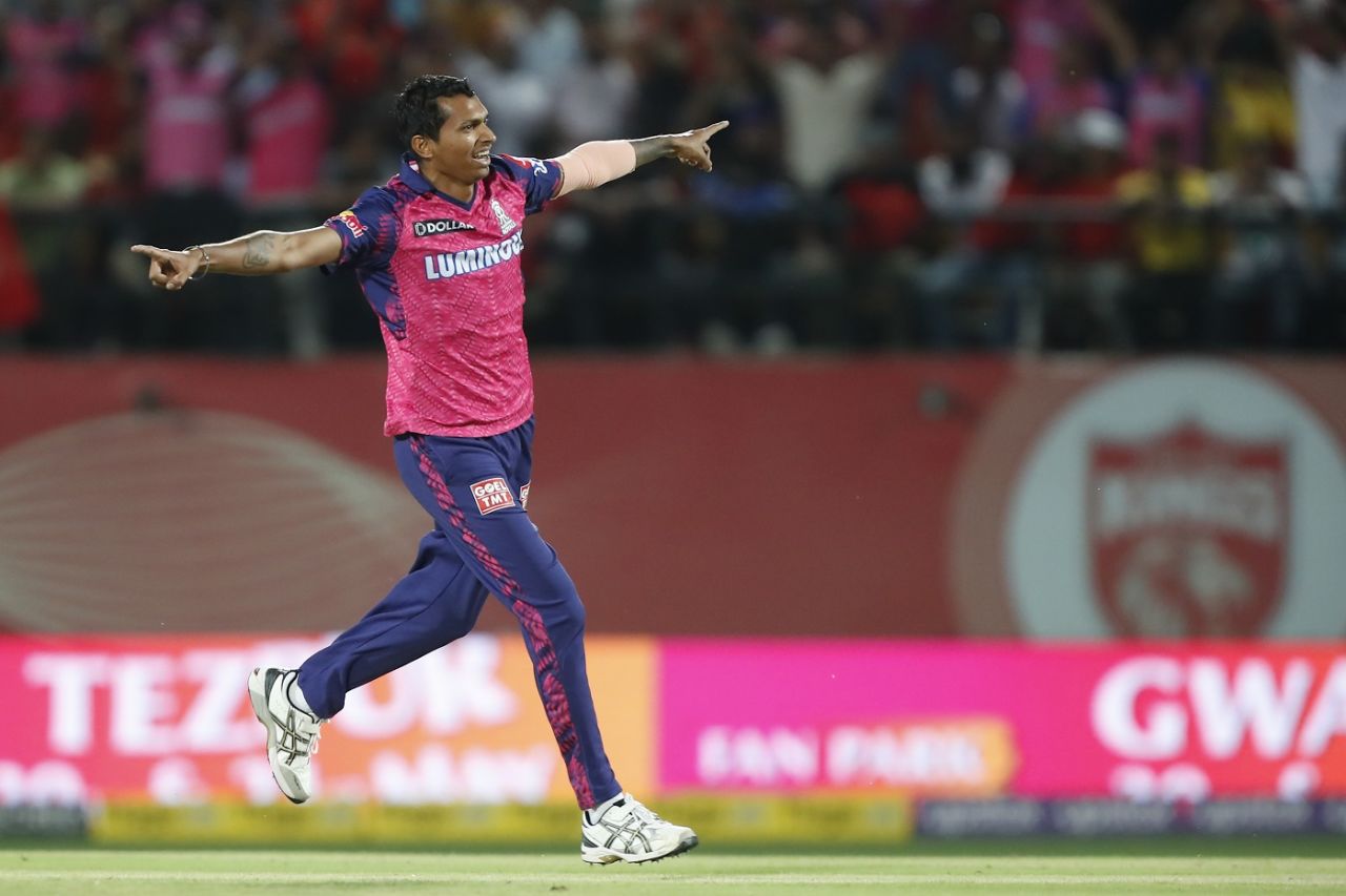 Navdeep Saini had the better of Atharva Taide, Punjab Kings vs Rajasthan Royals, IPL 2023, Dharamsala, May 19, 2023