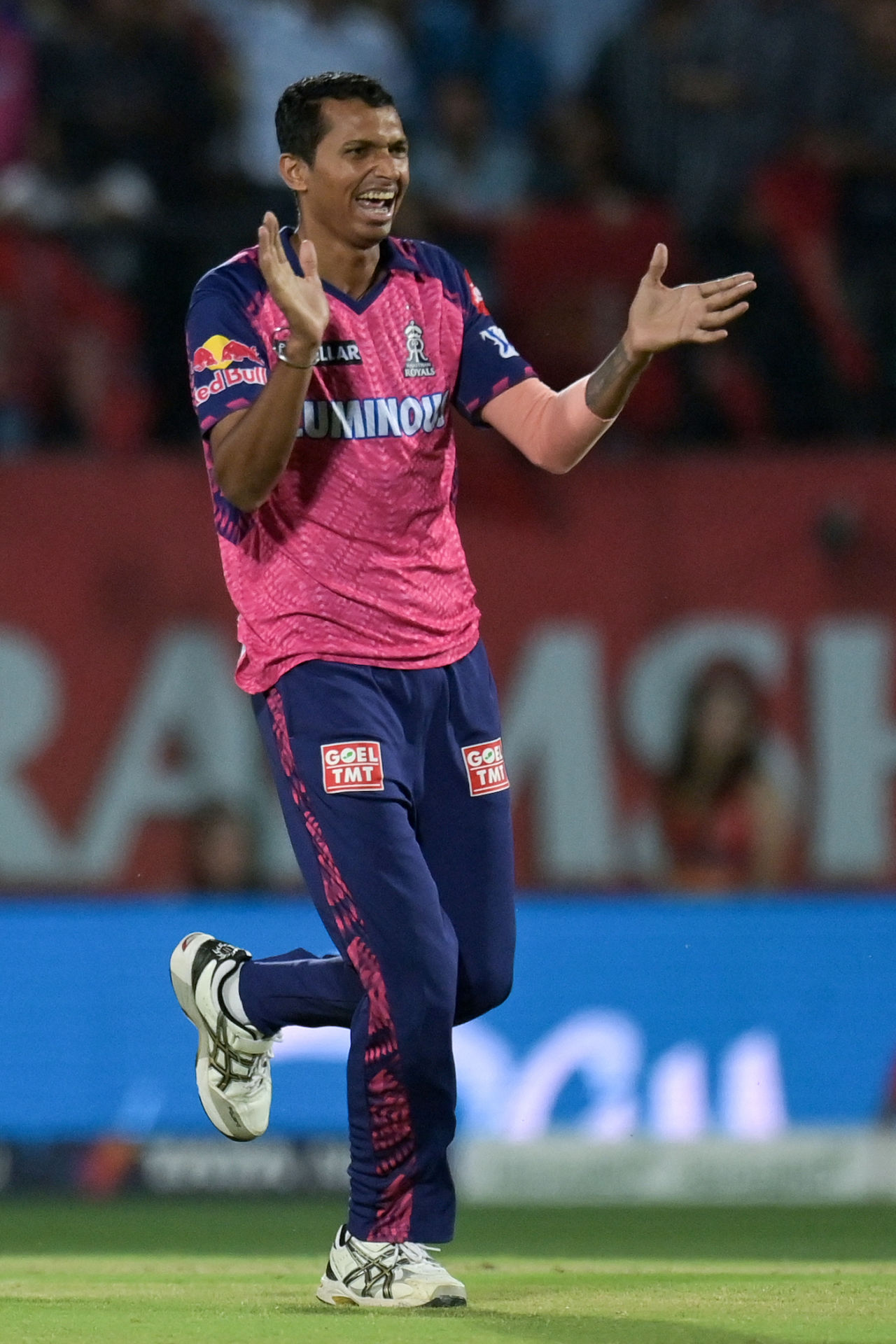 Navdeep Saini, playing just his second game this season, picked up a couple of early wickets, Punjab Kings vs Rajasthan Royals, IPL 2023, Dharamsala, May 19, 2023