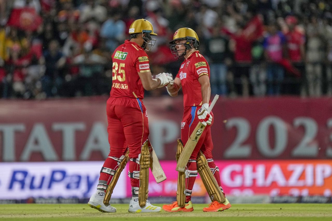Sam Curran and Shahrukh Khan added 73 runs for the sixth wicket off 37 balls, Punjab Kings vs Rajasthan Royals, IPL 2023, Dharamsala, May 19, 2023