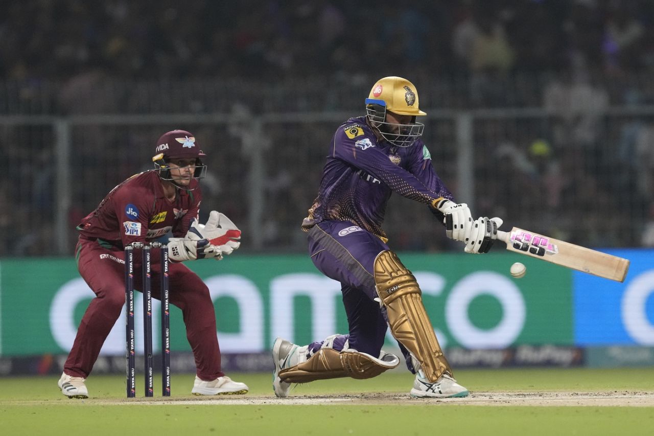 Venkatesh Iyer was off to an attacking start, Kolkata Knight Riders vs Lucknow Super Giants, IPL 2023, Kolkata, May 20, 2023