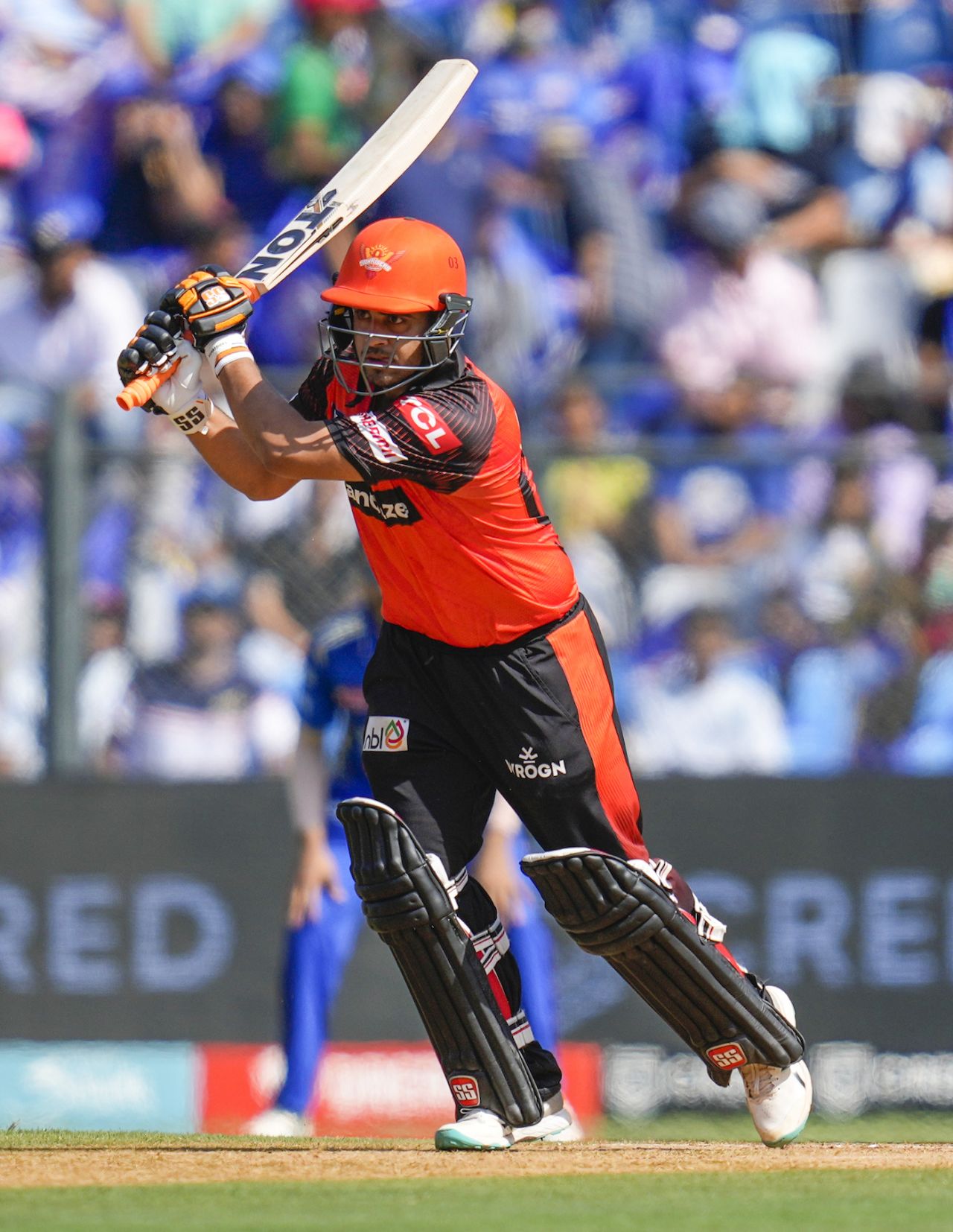 Vivrant Sharma looked positive in the powerplay, Mumbai Indians vs Sunrisers Hyderabad, IPL 2023, Mumbai, May 21, 2023