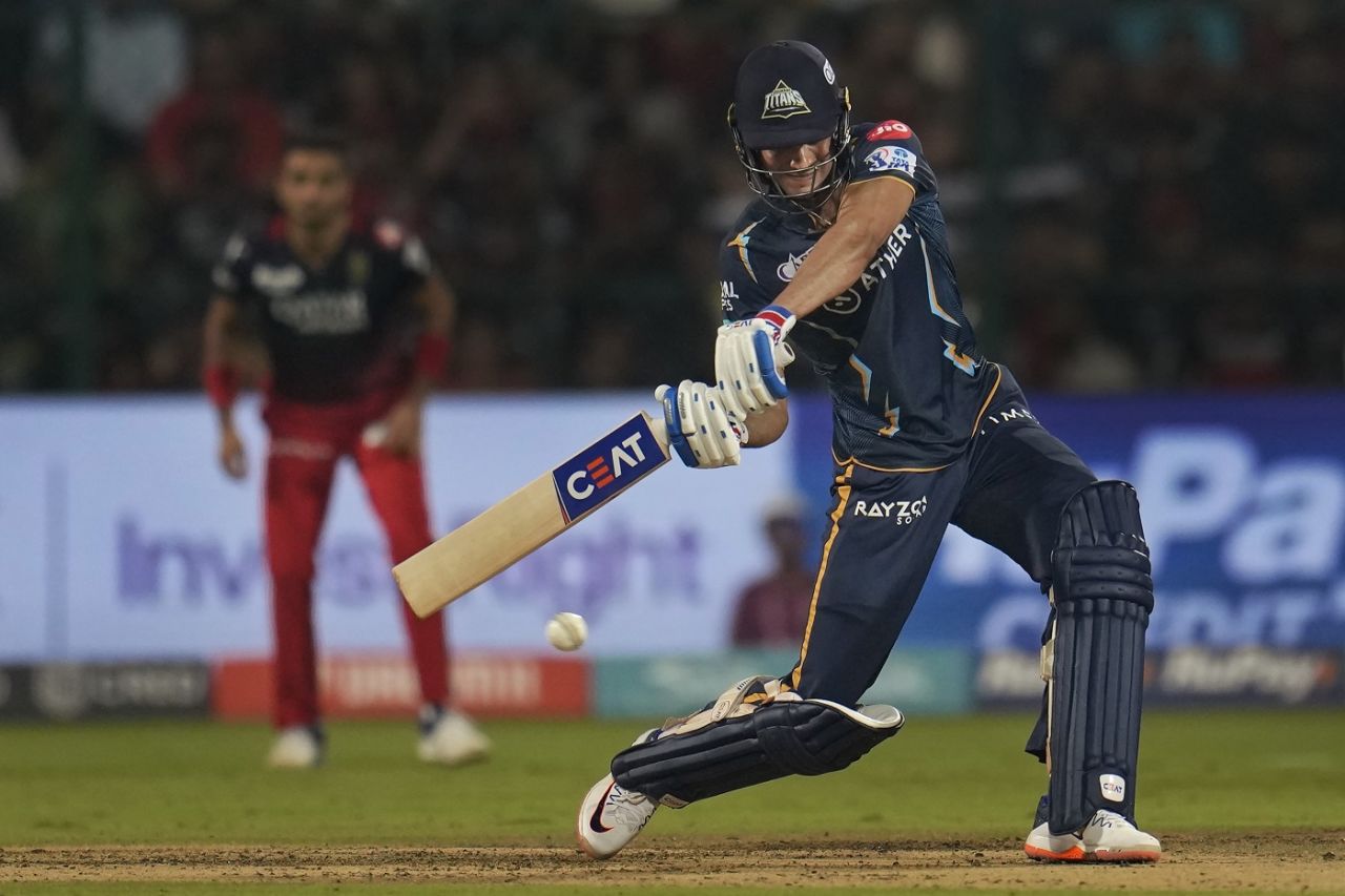Shubman Gill guides one past short third, Royal Challengers Bangalore vs Gujarat Titans, IPL 2023, Bengaluru, May 21, 2023