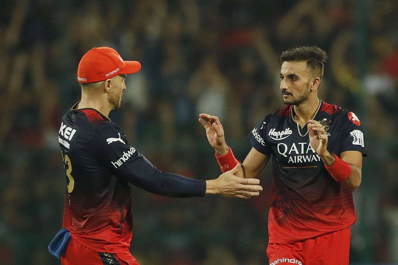 Harshal Patel had Dasun Shanaka caught at long-on, Royal Challengers Bangalore vs Gujarat Titans, IPL 2023, Bengaluru, May 21, 2023 