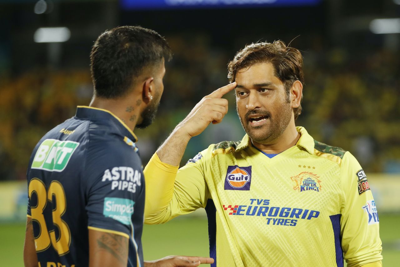 MS Dhoni and Hardik Pandya's minds meet, Gujarat Titans vs Chennai Super Kings, Qualifier 1, IPL 2023, May 23, 2023