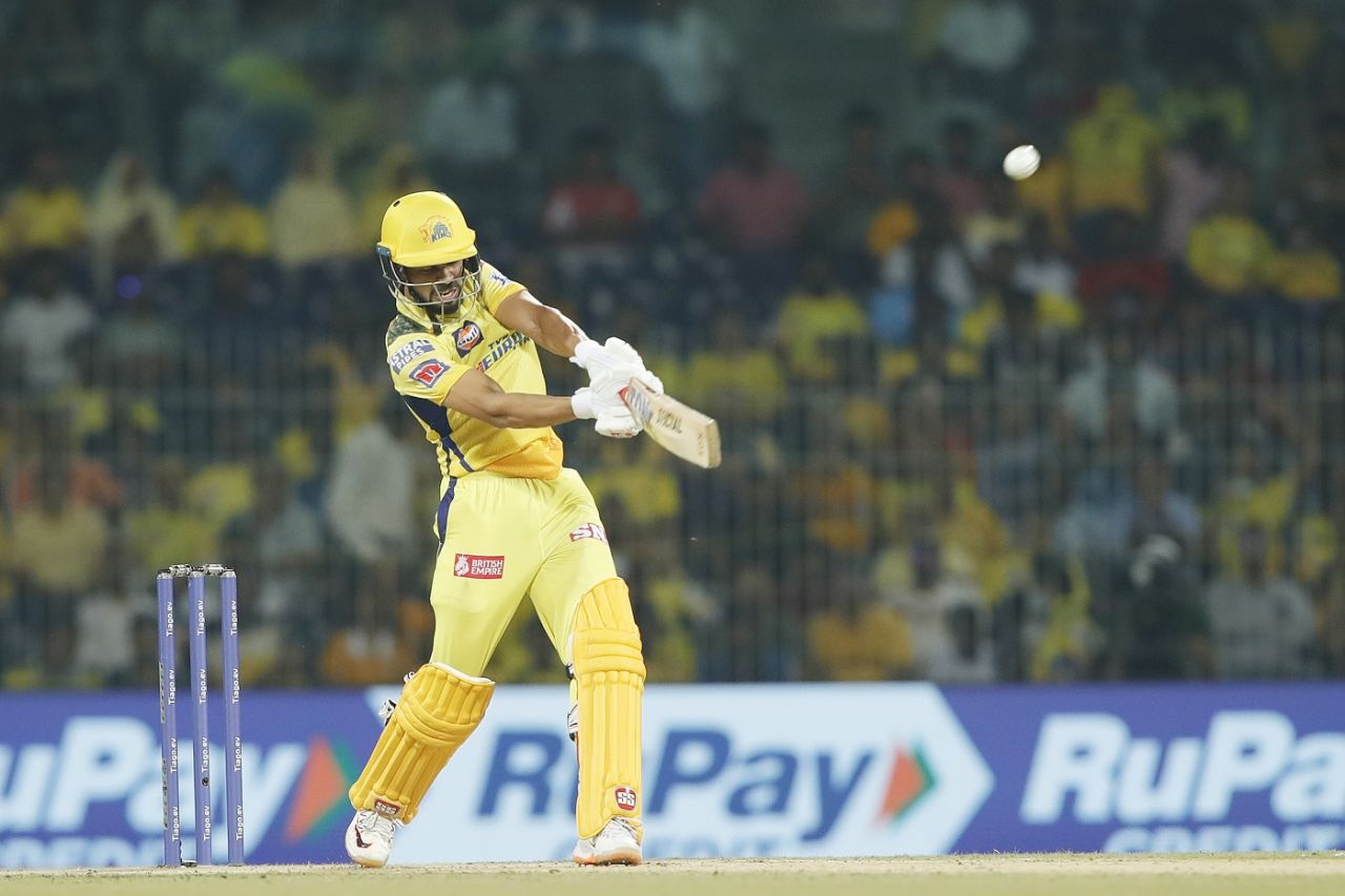 Ruturaj Gaikwad hits a six off a free hit, Gujarat Titans vs Chennai Super Kings, Qualifier 1, IPL 2023, May 23, 2023
