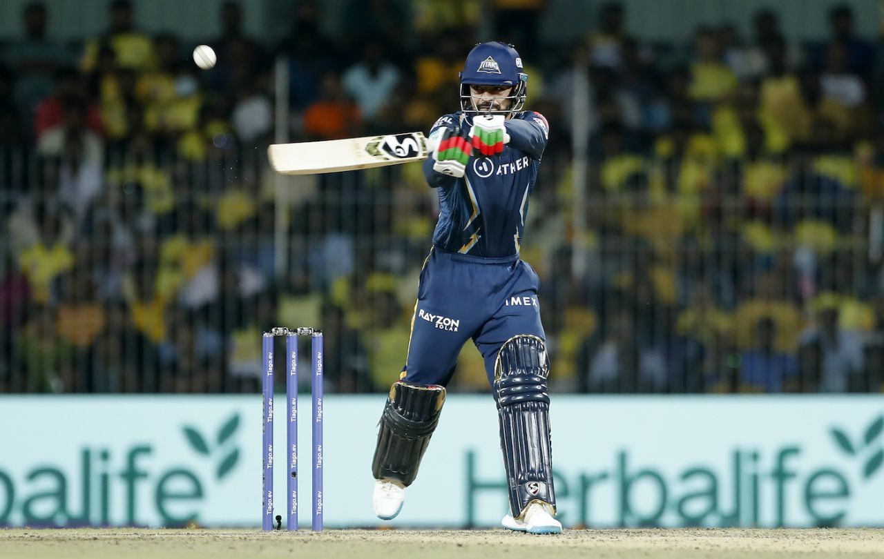 Rashid Khan leathers the ball, Gujarat Titans vs Chennai Super Kings, Qualifier 1, IPL 2023, May 23, 2023