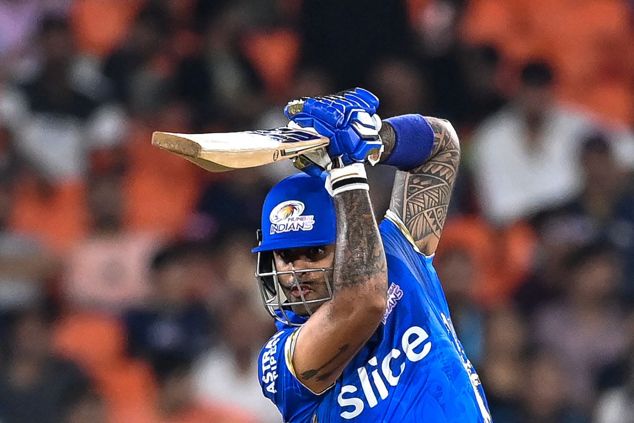 Suryakumar Yadav had a big job to do after early wickets, Gujarat Titans vs Mumbai Indians, IPL 2023 Qualifier 2, Ahmedabad, May 26, 2023