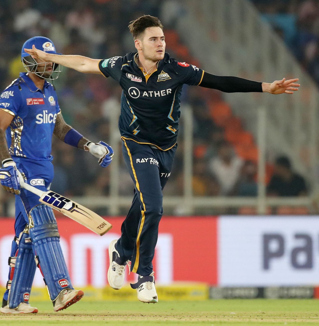 Josh Little broke a big fourth-wicket stand with Cameron Green's wicket, Gujarat Titans vs Mumbai Indians, IPL 2023 Qualifier 2, Ahmedabad, May 26, 2023