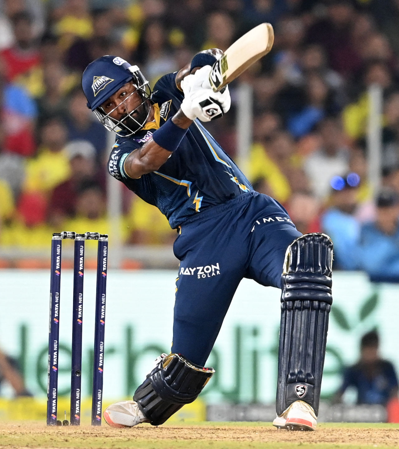 Hardik Pandya contributed a quick 21 towards the end, Chennai Super Kings vs Gujarat Titans, IPL 2023 final, Ahmedabad, May 29, 2023