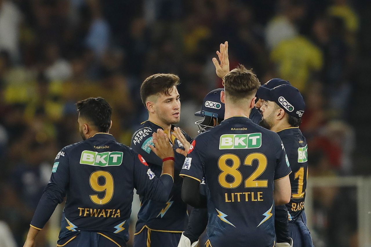 Noor Ahmad sent back both CSK openers in the seventh over, Chennai Super Kings vs Gujarat Titans, IPL 2023 final, Ahmedabad, May 29, 2023