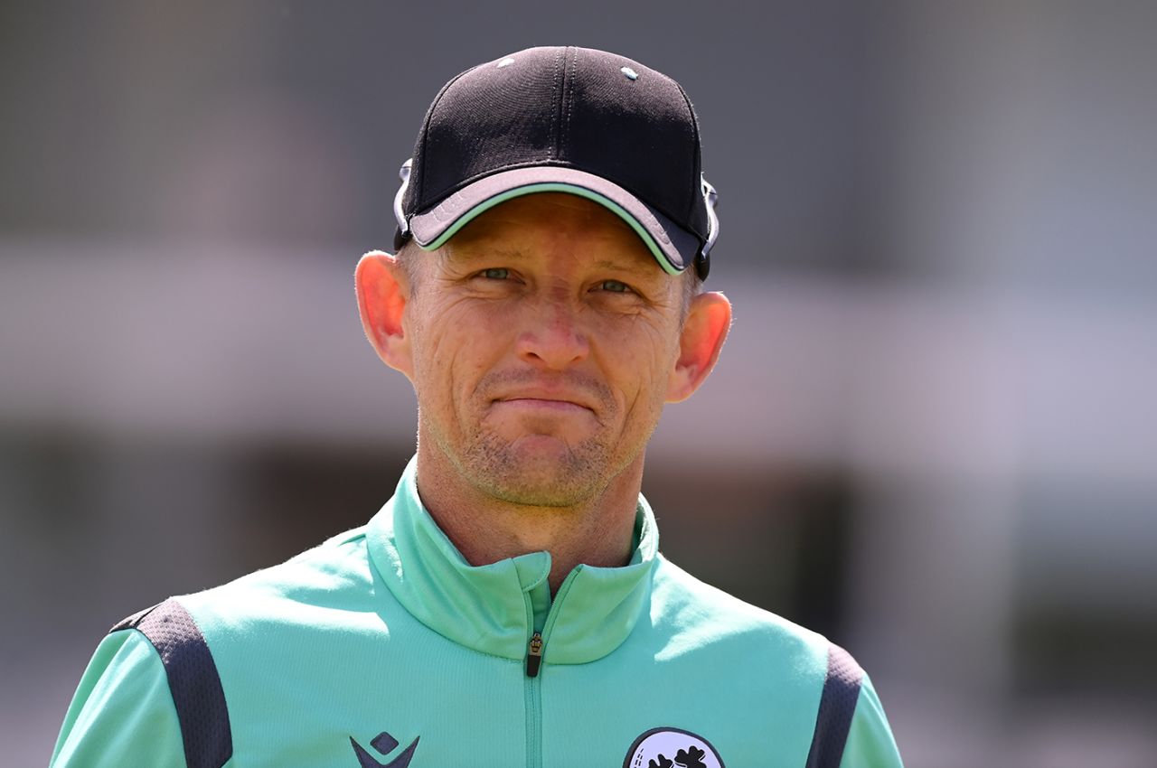 Heinrich Malan oversees training at Lord's, England vs Ireland, Only Men's Test, Lord's, May 30, 2023