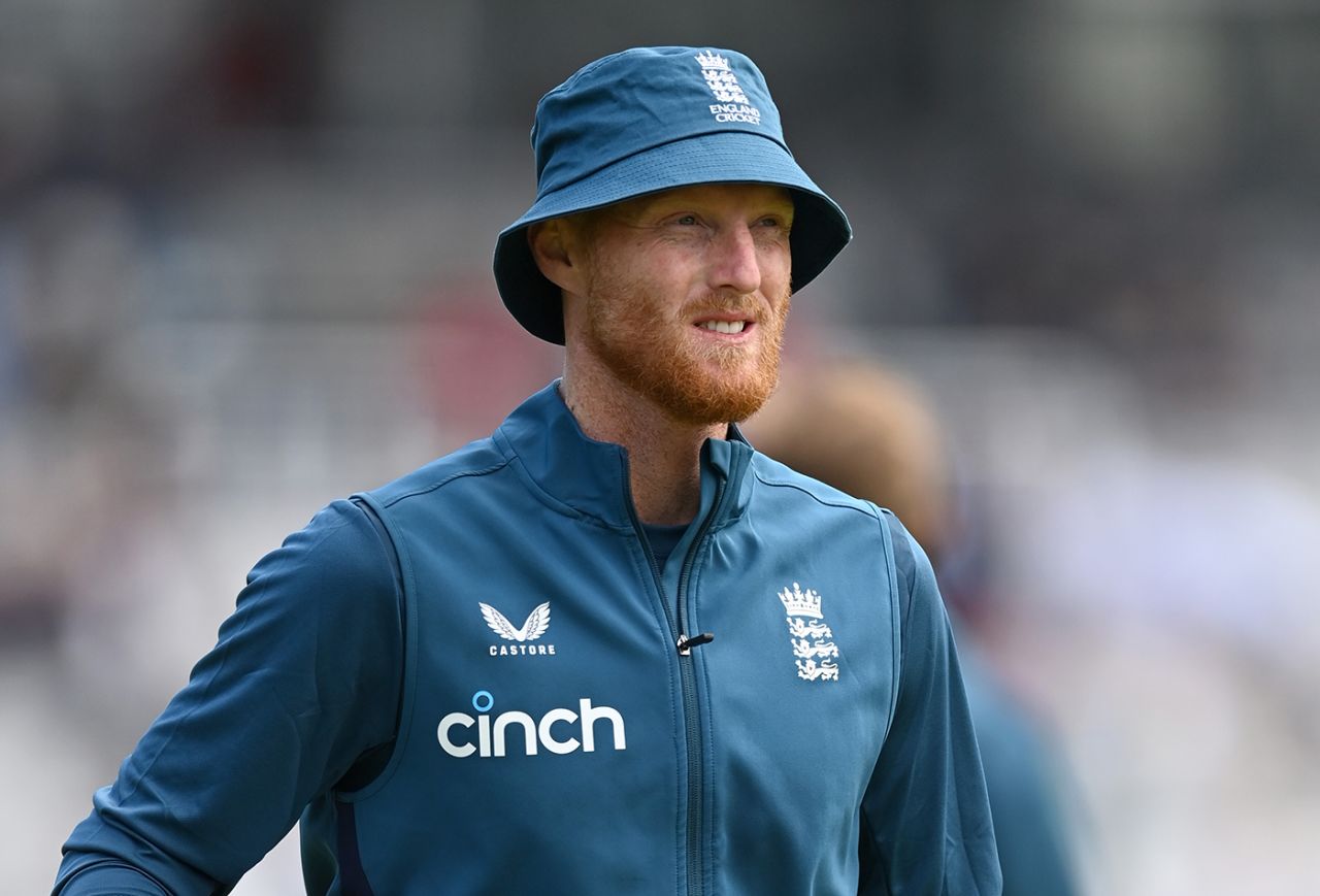 Ben Stokes models an England bucket hat, England vs Ireland, only Test, Lord's, 2nd day, June 2, 2023