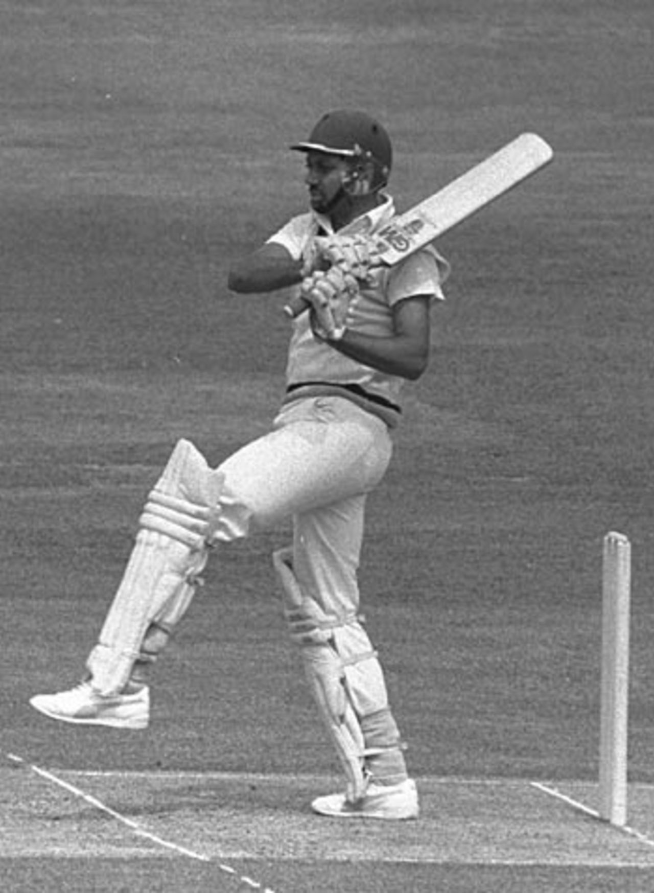 Mohinder Amarnath batting during the World Cup final, India v West Indies, Lord's, June 25, 1983