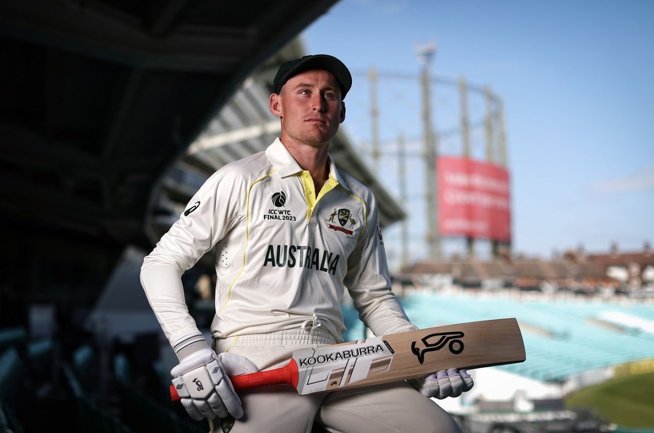 Marnus Labuschagne poses for a photo session, The Oval, London, June 2, 2023