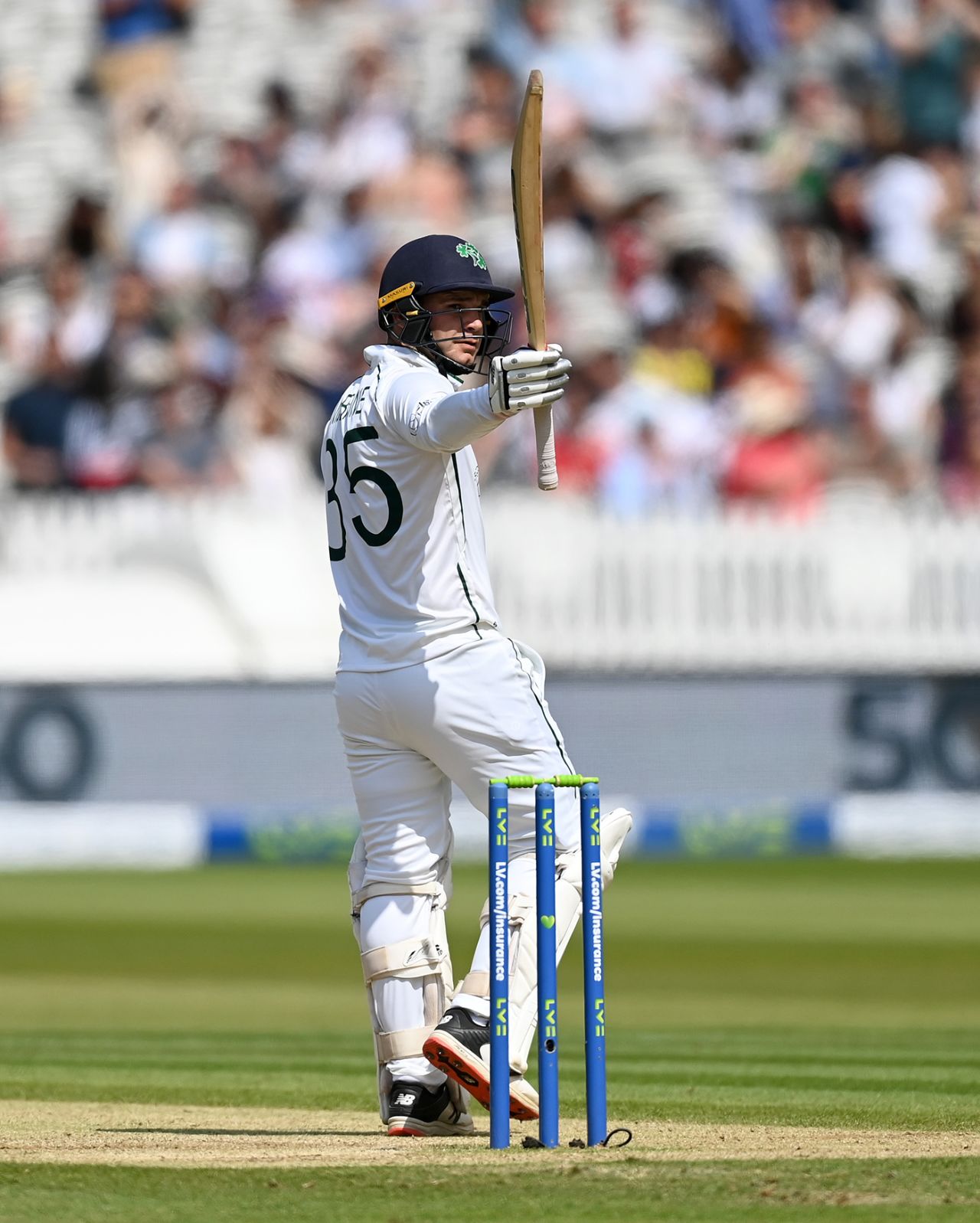 Andy McBrine made a determined half-century, England vs Ireland, only Test, Lord's, 3rd day, June 3, 2023