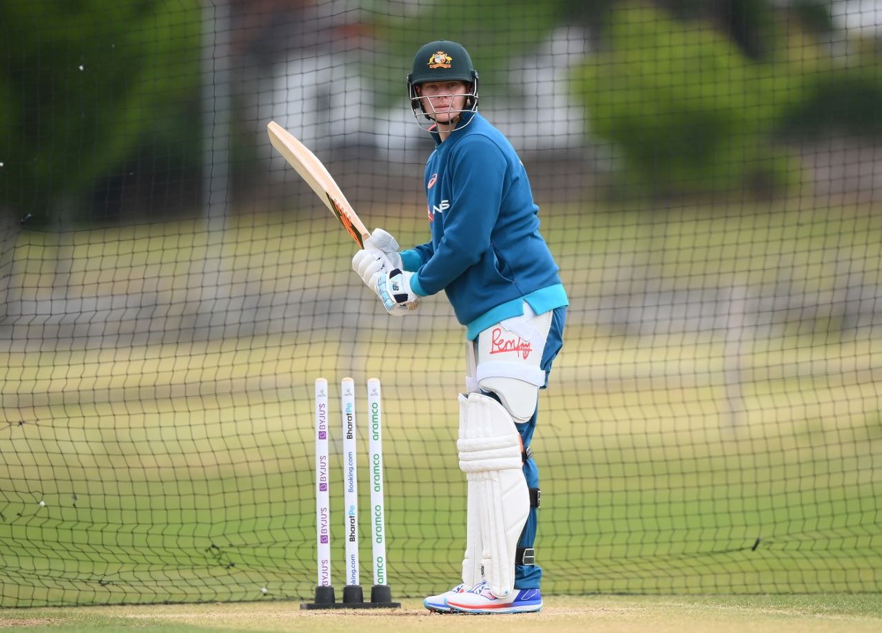 Steven Smith bats at the nets, The Oval, London, June 3, 2023