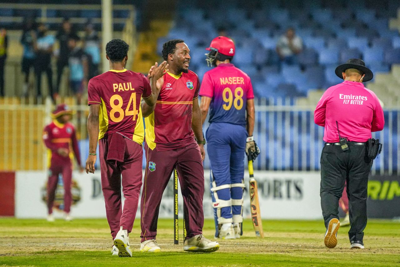 Keemo Paul and Odean Smith took five wickets between each other, UAE vs West Indies, 1st ODI, Sharjah, June 4, 2023