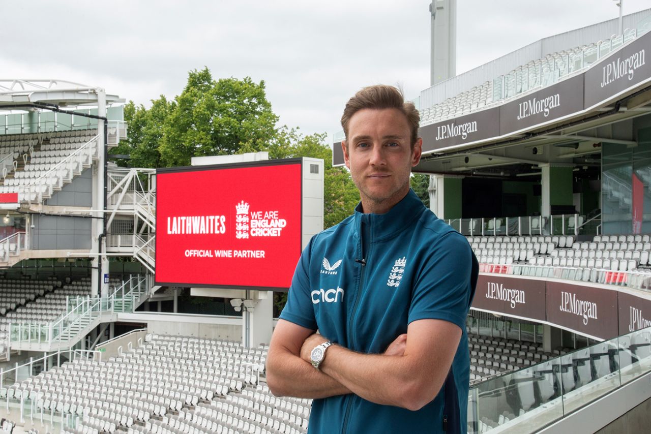 Stuart Broad was talking at a Laithwaites event, Lord's, June 6, 2023