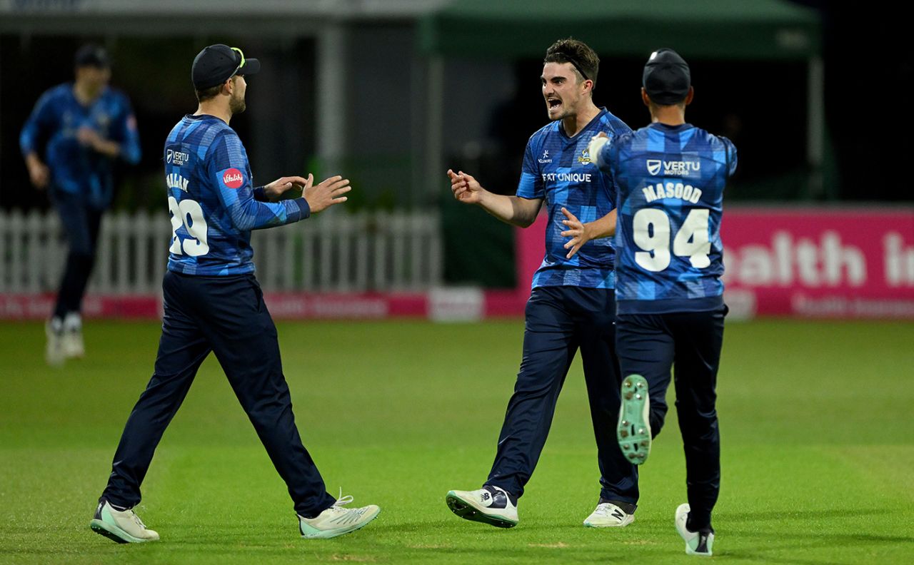 Jordan Thompson's five-for wrapped up the points, Leicestershire vs Yorkshire, Vitality Blast, Grace Road, June 6, 2023