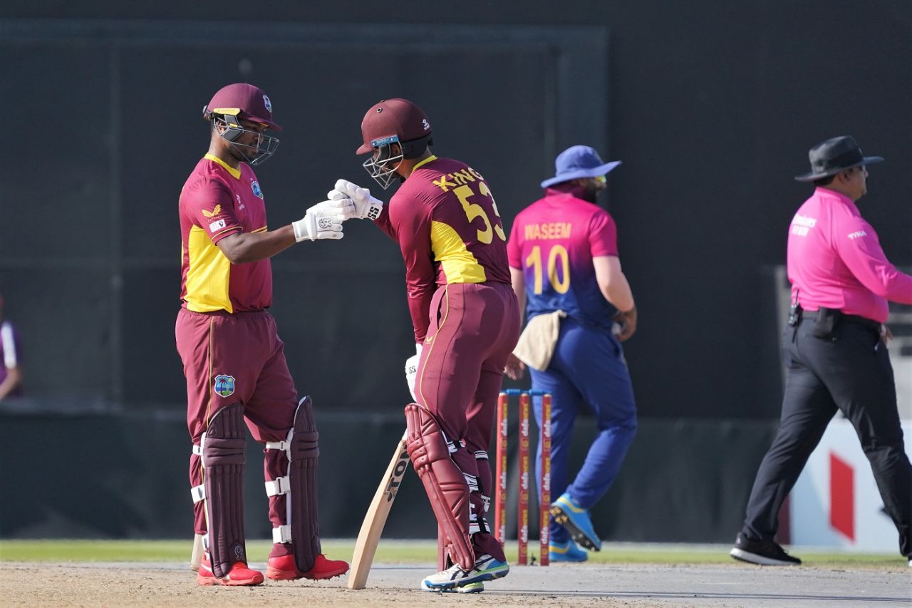 Johnson Charles and Brandon King added 129 for the opening wicket, UAE vs West Indies, 2nd ODI, Sharjah, June 6, 2023