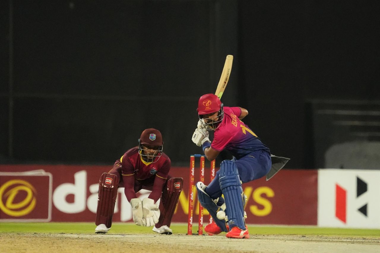 Basil Hameed plays watchfully, UAE vs West Indies, 2nd ODI, Sharjah, June 6, 2023