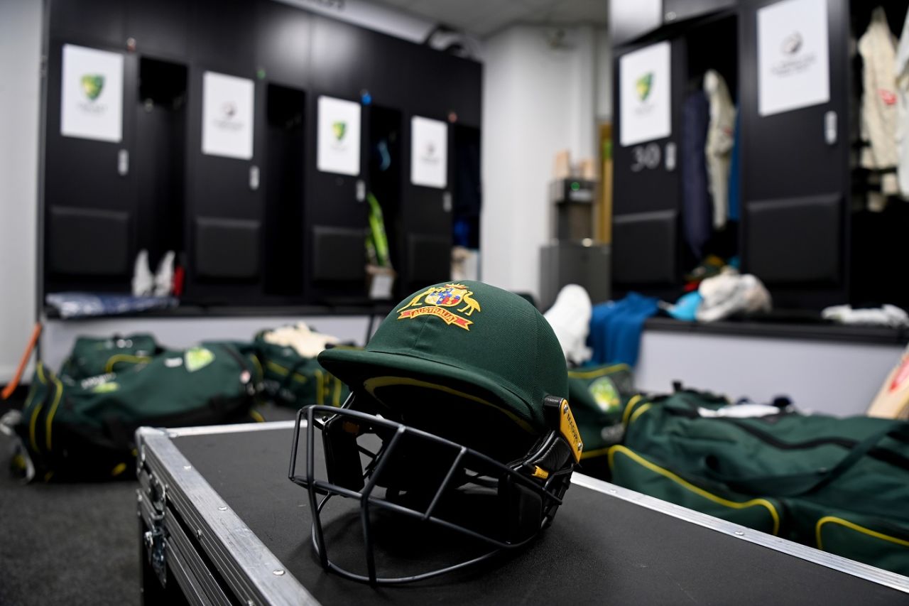 The Australia dressing room ahead of day one of the WTC final, Australia vs India, WTC final, day one, London, June 7, 2023 