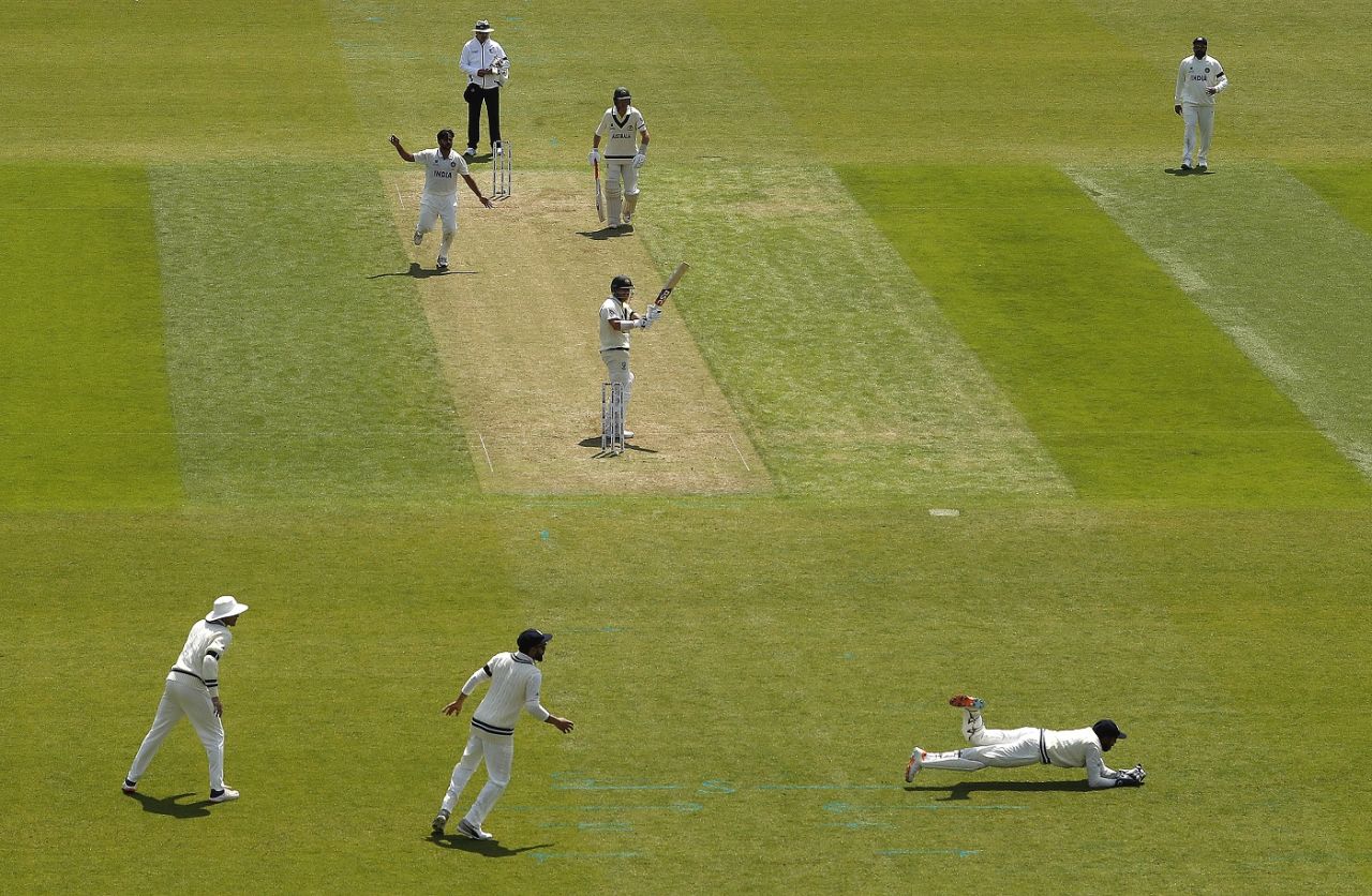 KS Bharat took a great catch to dismiss David Warner, WTC final, day one, London, June 7, 2023 