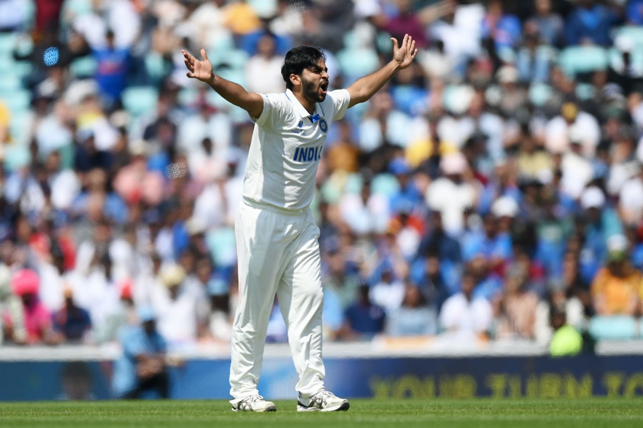 Shardul Thakur goes up in appeal, Australia vs India, WTC final, day one, London, June 7, 2023