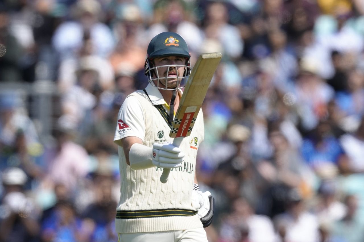 Travis Head raises his 150, Australia vs India, WTC final, 2nd day, The Oval, London, June 8, 2023