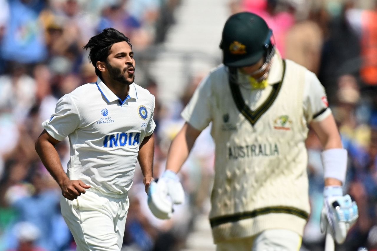 Shardul Thakur got Steven Smith to play on, Australia vs India, WTC final, 2nd day, The Oval, London, June 8, 2023