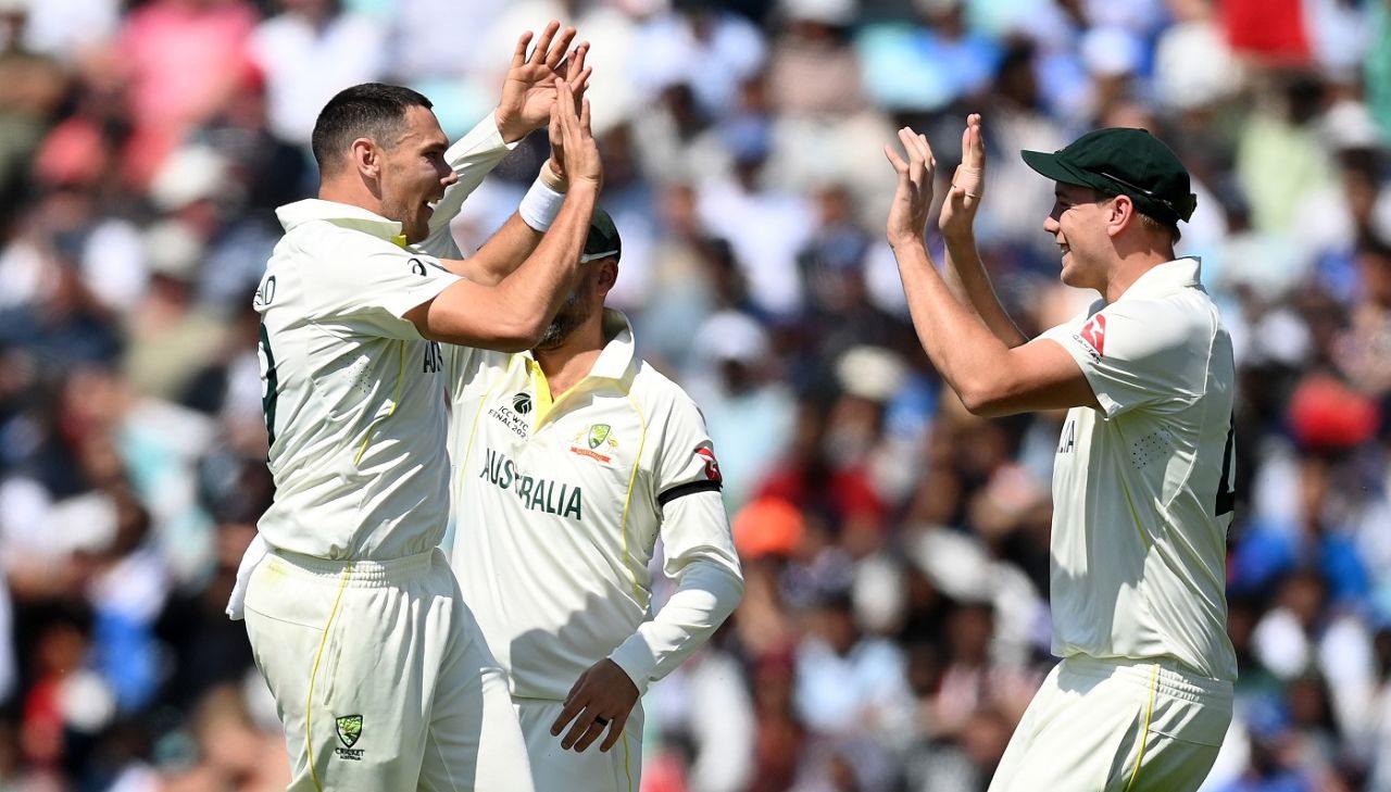 Scott Boland cleaned Shubman Gill up with a nip-backer, Australia vs India, WTC final, second day, The Oval, London, June 8, 2023