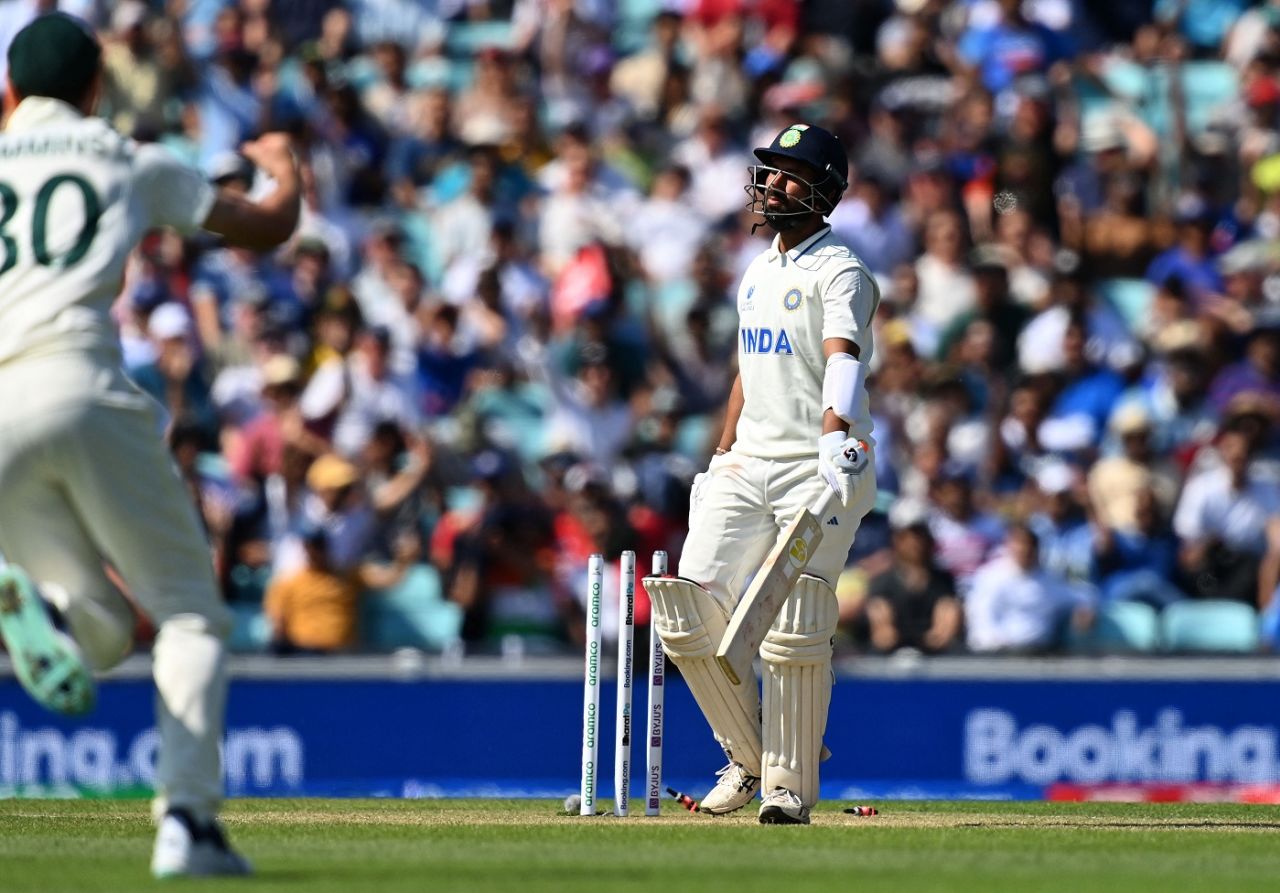 Cheteshwar Pujara was out shouldering arms, Australia vs India, WTC final, second day, The Oval, London, June 8, 2023