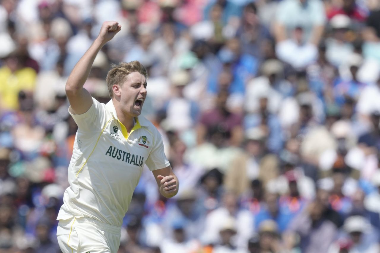 Cameron Green finished with 2 for 44 in the first innings, Australia vs India, WTC final, 3rd day, The Oval, London, June 9, 2023
