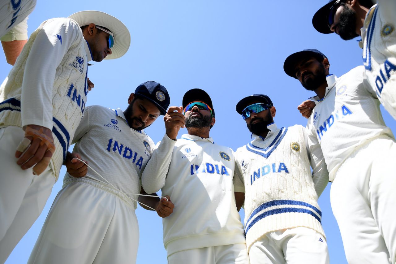 Rohit Sharma speaks in India's huddle, Australia vs India, WTC final, 3rd day, The Oval, London, June 9, 2023