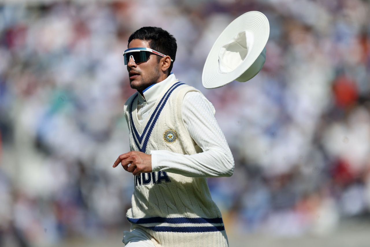 Shubman Gill's hat pops off as he runs, Australia vs India, WTC final, 3rd day, The Oval, London, June 9, 2023