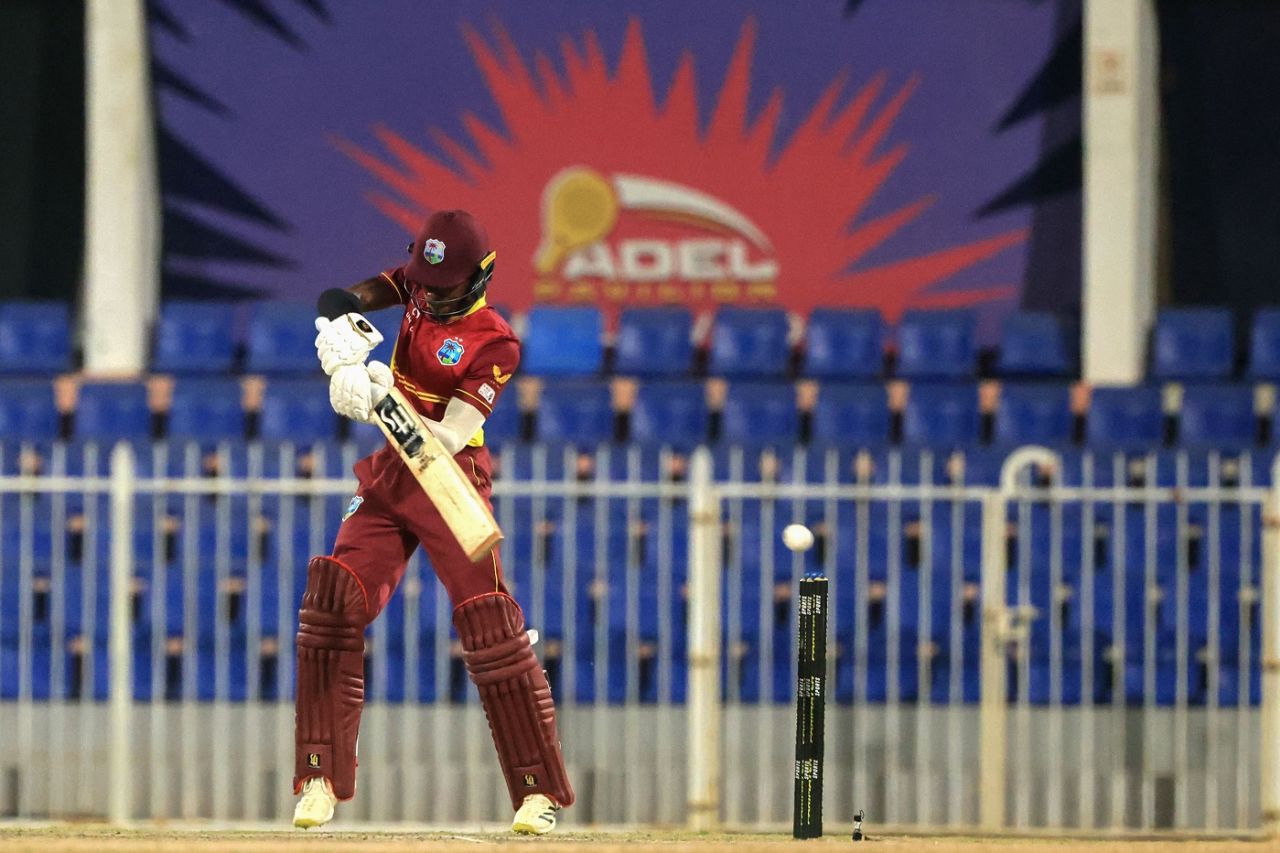 Alick Athanaze powers one away, UAE vs West Indies, 3rd ODI, Sharjah, June 9, 2023
