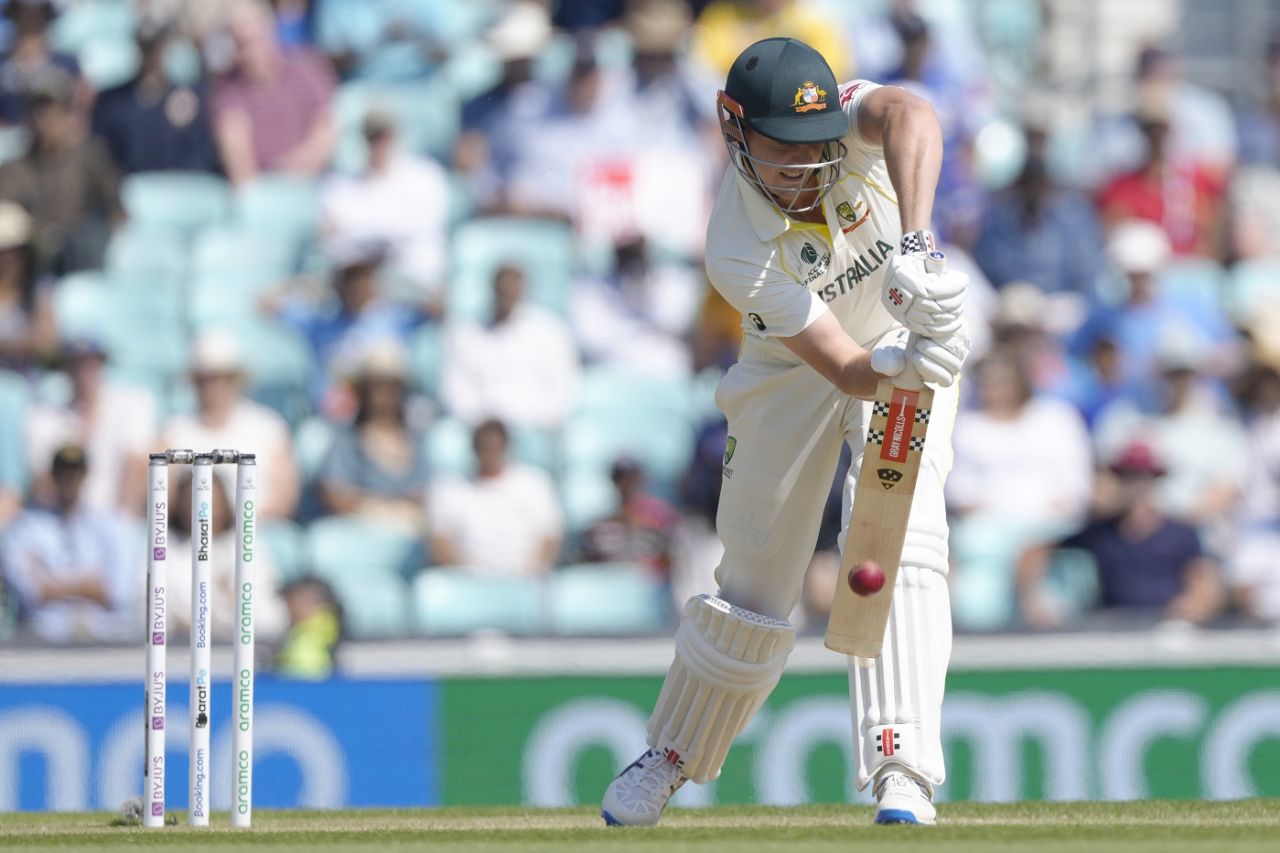 Cameron Green defends one, Australia vs India, WTC final, Day 4, London, June 10, 2023