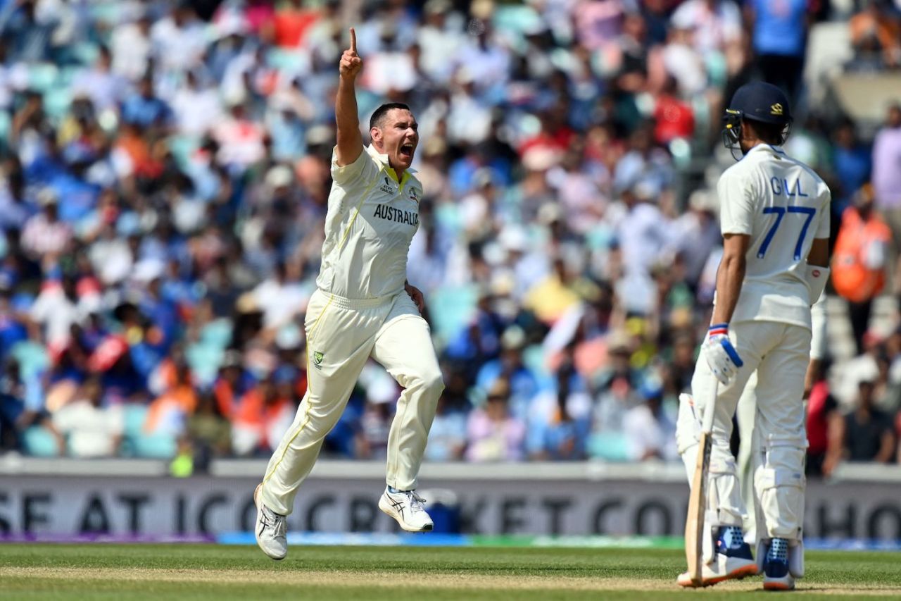 Scott Boland dismissed Shubman Gill in both innings, Australia vs India, WTC final, 4th Day, The Oval, London, June 10, 2023