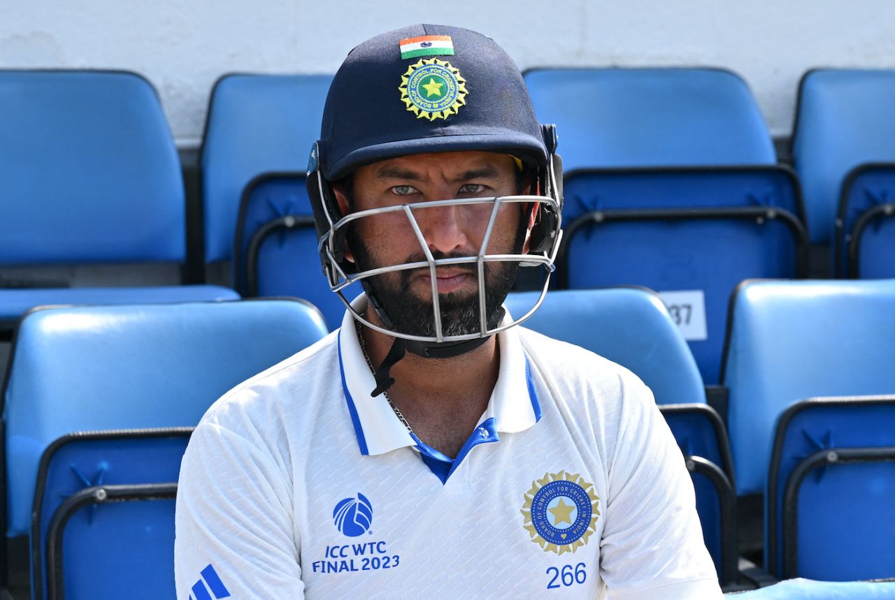 Cheteshwar Pujara has his eyes on you, Australia vs India, WTC final, 4th Day, The Oval, London, June 10, 2023