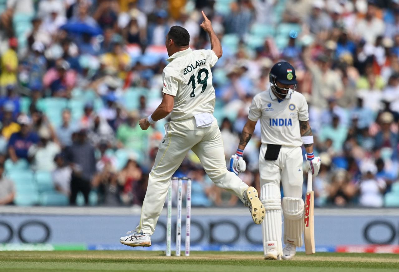 Scott Boland had Virat Kohli caught at slip, Australia vs India, WTC final, fifth day, The Oval, London, June 11, 2023