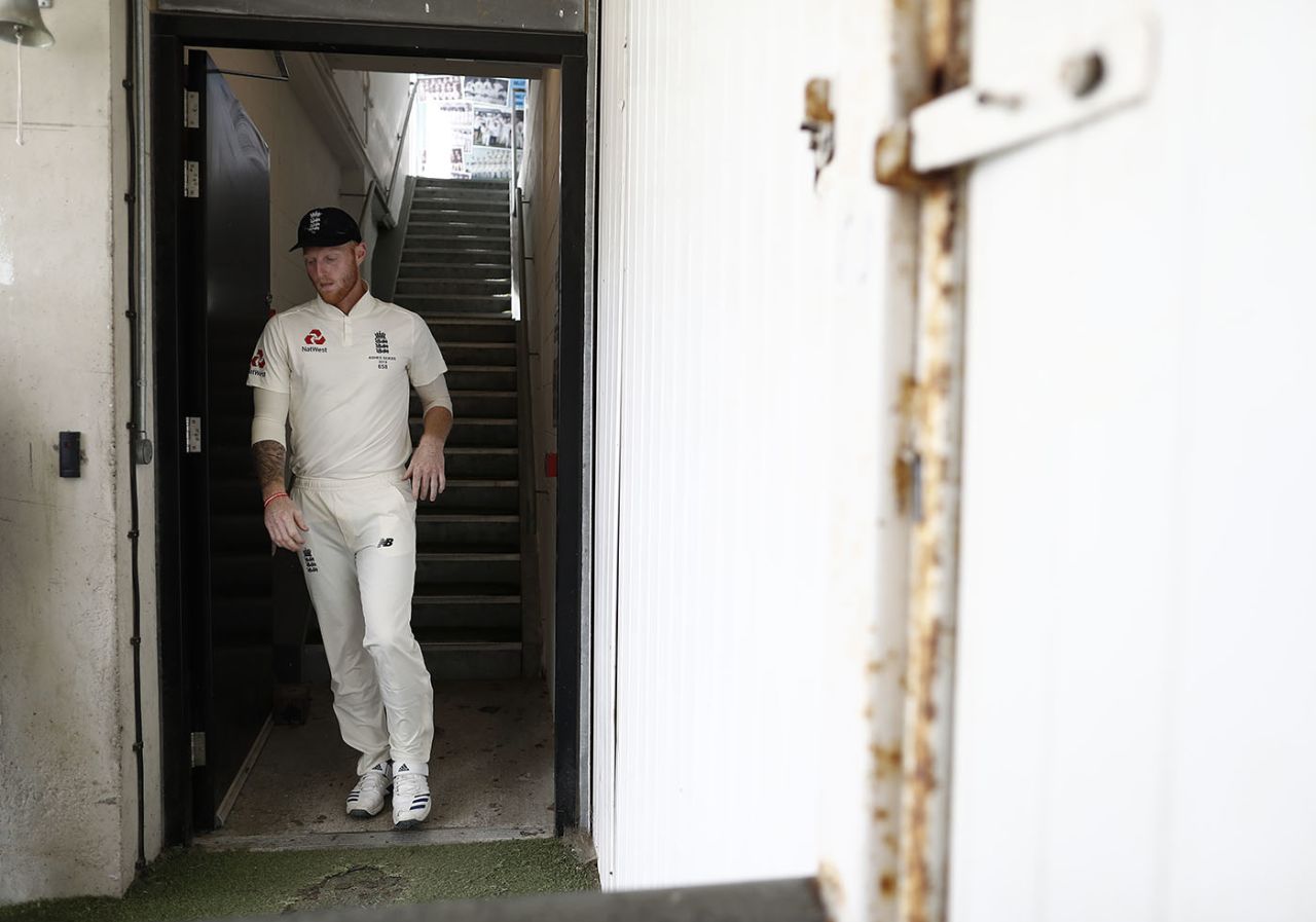 Ben Stokes walks out to field, England v Australia, 3rd Ashes Test, Headingley, August 24, 2019