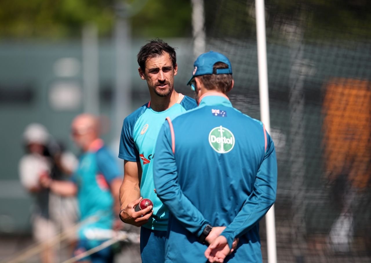 Mitchell Starc in conversation with Daniel Vettori, Birmingham, June 13, 2023