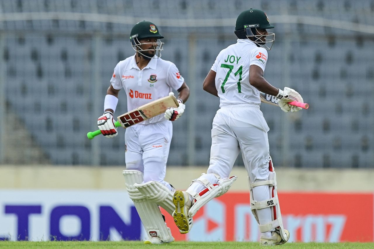 Najmul Hossain Shanto and Mahmudul Hasan Joy put up a huge partnership, Bangladesh vs Afghanistan, Only Test, Mirpur, 1st day, June 14, 2023