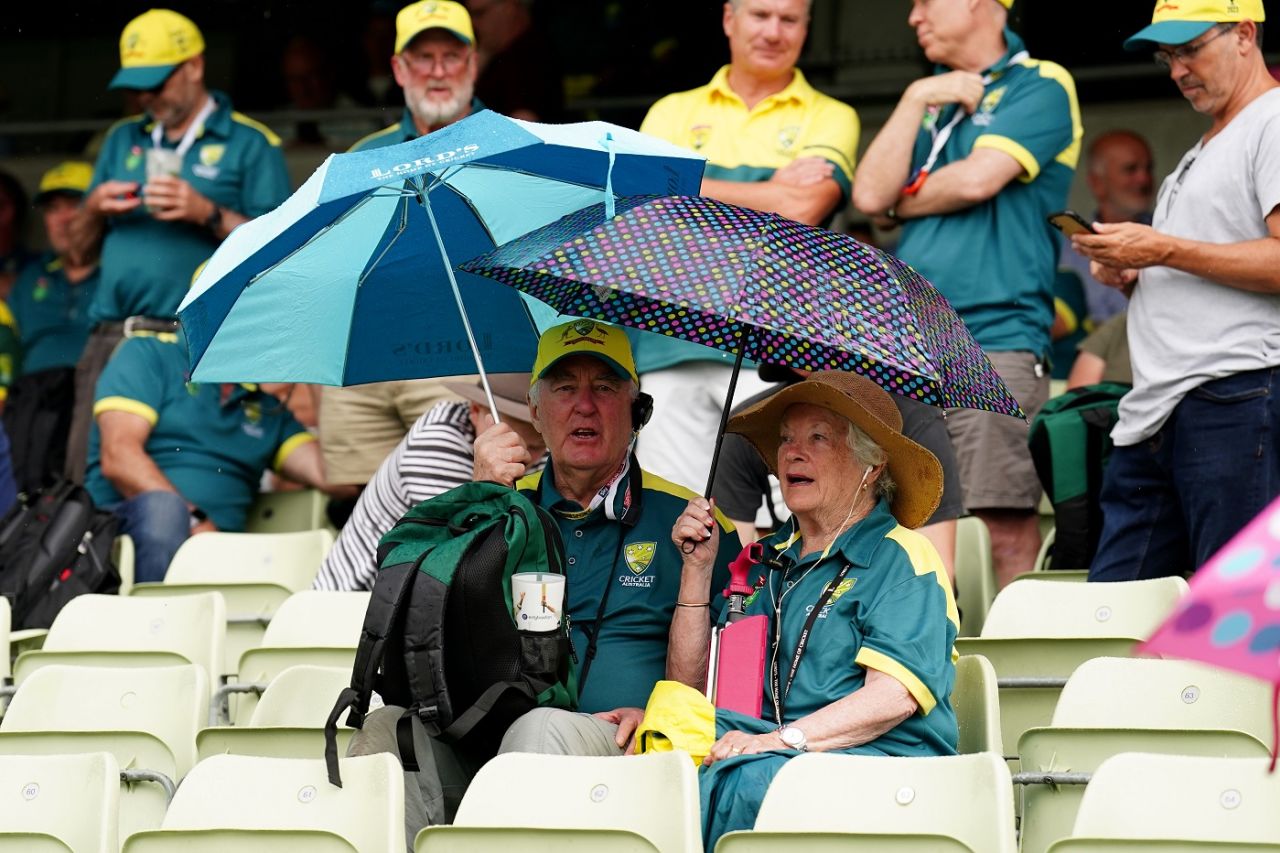 Rain kept the fans waiting in the second session, England vs Australia, 1st Ashes Test, Edgbaston, 3rd day, June 18, 2023