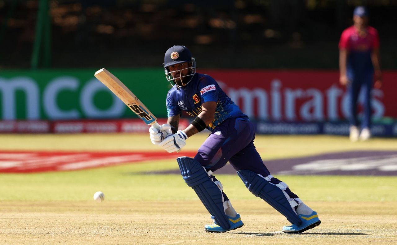 Kusal Mendis reached his fifty in 43 balls, Sri Lanka vs UAE, ICC Cricket World Cup Qualifier, Bulawayo, June 19, 2023