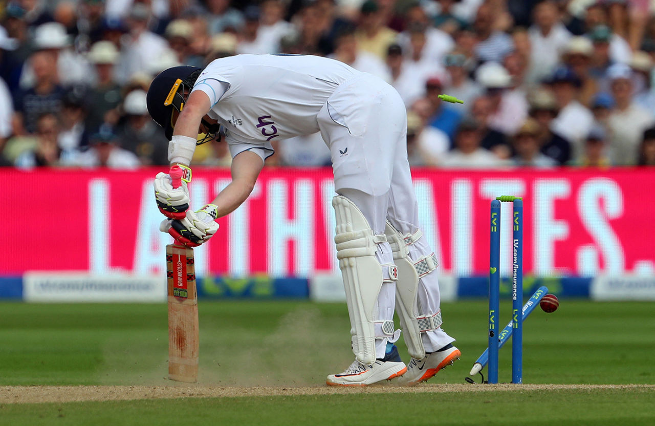 Ollie Pope was yorked by by Pat Cummins, England vs Australia, 1st Ashes Test, Edgbaston, 4th day, June 19, 2023